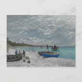 Claude Monet - Het strand bij Sainte-Adresse Briefkaart (Voorkant)