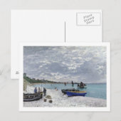 Claude Monet | Het strand bij Sainte-Adresse Briefkaart (Voorkant / Achterkant)