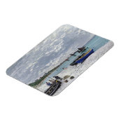 Claude Monet | Het strand bij Sainte-Adresse Magneet (Linkerzijde)