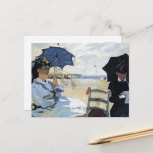 Claude Monet - Het strand bij Trouville, Briefkaart
