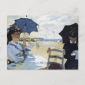 Claude Monet - Het strand bij Trouville, Briefkaart (Voorkant)