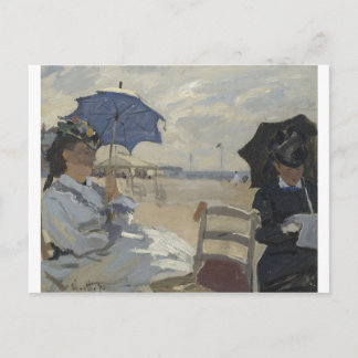 Claude Monet - Het strand bij Trouville Painting Briefkaart