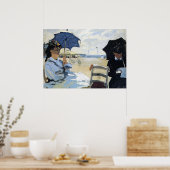 Claude Monet - Het strand bij Trouville, Poster (Keuken)