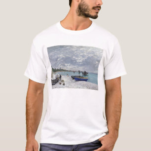 Claude Monet het Strand in sainte-Adresse T-shirt