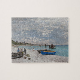 Claude Monet Het strand van Sainte-Adresse 1867 Legpuzzel
