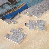 Claude Monet Het strand van Sainte-Adresse 1867 Legpuzzel (Zijkant)