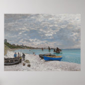 Claude Monet Het strand van Sainte-Adresse 1867 Poster (Voorkant)