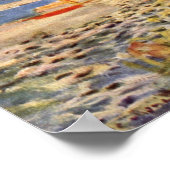 Claude Monet - Het zeebekken in Argenteuil Poster (Hoek)