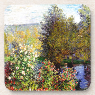 Claude Monet, hoek van de tuin in Montgeron Bier Onderzetter