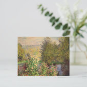 Claude Monet | Hoek van de tuin in Montgeron Briefkaart (Staand voorkant)