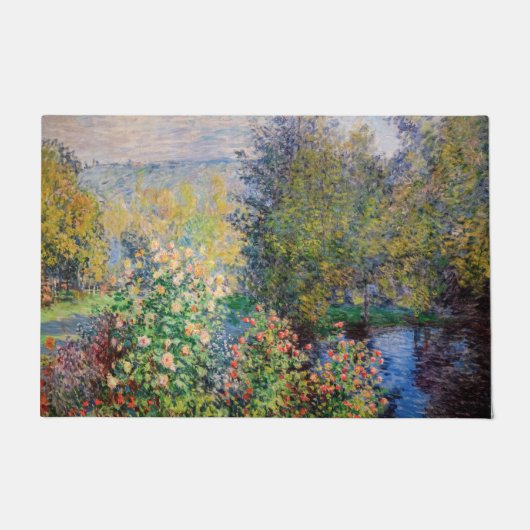 Claude Monet - Hoek van de tuin in Montgeron Deurmat (Voorkant)