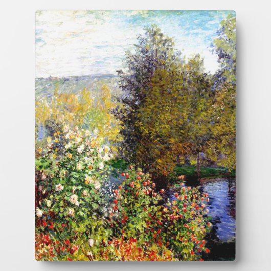 Claude Monet, hoek van de tuin in Montgeron Fotoplaat (Voorkant)