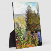Claude Monet, hoek van de tuin in Montgeron Fotoplaat (Zijkant)