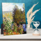 Claude Monet, hoek van de tuin in Montgeron Fotoplaat (Zijkant)