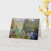 Claude Monet - Hoek van de tuin in Montgeron Kaart (Gele Bloem)