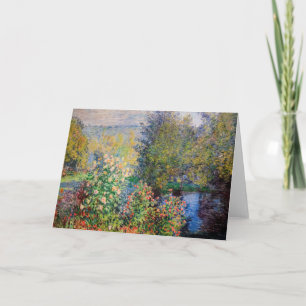Claude Monet - Hoek van de tuin in Montgeron Kaart