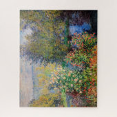 Claude Monet - Hoek van de tuin in Montgeron Legpuzzel (Verticaal)