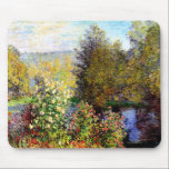 Claude Monet, hoek van de tuin in Montgeron Muismat<br><div class="desc">Titel: A Corner of the Garden at Montgeron Artiest: Claude Monet Datum: 1877 Stijl: Impressionisme Genre: landschap Media: olie,  doek</div>
