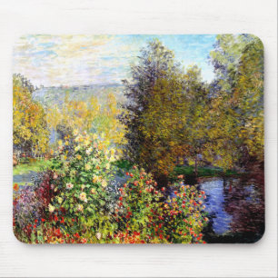 Claude Monet, hoek van de tuin in Montgeron Muismat