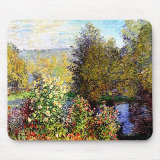 Claude Monet, hoek van de tuin in Montgeron Muismat (Voorkant)