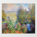 Claude Monet - Hoek van de tuin in Montgeron Muurstickers<br><div class="desc">Hoek van de tuin in Montgeron / Coin de jardin a Montgeron - Claude Monet,  Oil on Canvas,  1876</div>