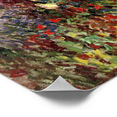Claude Monet - Hoek van de tuin in Montgeron Poster (Hoek)