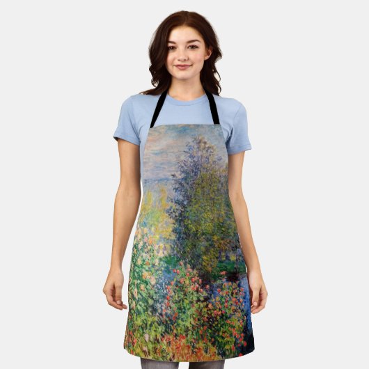Claude Monet - Hoek van de tuin in Montgeron Schort (Gedragen)