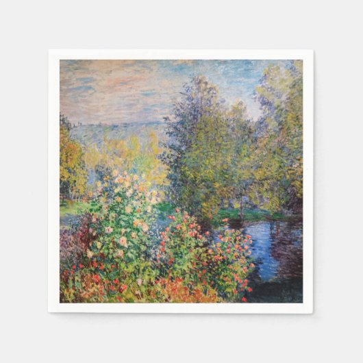 Claude Monet - Hoek van de tuin in Montgeron Servet (Voorkant)