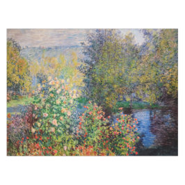 Claude Monet - Hoek van de tuin in Montgeron Tafelkleed