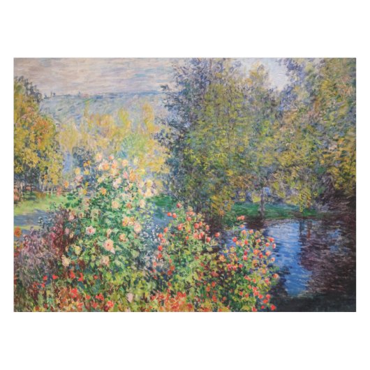 Claude Monet - Hoek van de tuin in Montgeron Tafelkleed (Voorkant (Horizontaal))