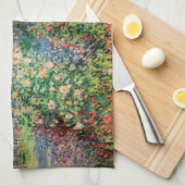 Claude Monet - Hoek van de tuin in Montgeron Theedoek (Quarter Fold)