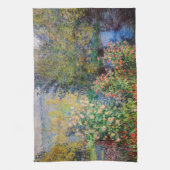 Claude Monet - Hoek van de tuin in Montgeron Theedoek (Verticaal)