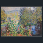 Claude Monet - Hoek van de tuin in Montgeron Tissuepapier<br><div class="desc">Hoek van de tuin in Montgeron / Coin de jardin a Montgeron - Claude Monet,  Oil on Canvas,  1876</div>