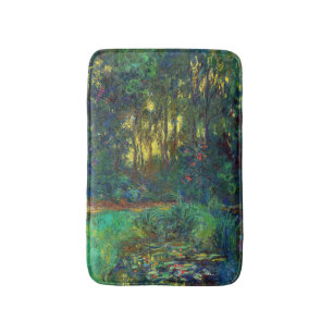 Claude Monet - Hoek van een vijver met waterlelies Badmat
