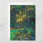 Claude Monet - Hoek van een vijver met waterlelies Bedankkaart (Voorkant / Achterkant)