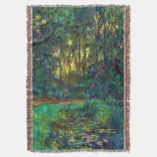 Claude Monet - Hoek van een vijver met waterlelies Deken