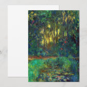 Claude Monet - Hoek van een vijver met waterlelies Kaart (Voorkant / Achterkant)