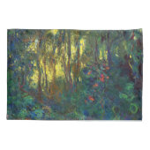 Claude Monet - Hoek van een vijver met waterlelies Kussensloop (Achterkant)