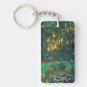 Claude Monet - Hoek van een vijver met waterlelies Sleutelhanger