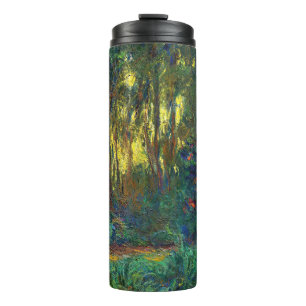 Claude Monet - Hoek van een vijver met waterlelies Thermosbeker