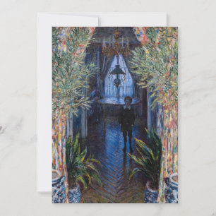 Claude Monet - Hoek van het Apartement Bedankkaart