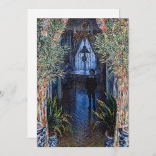 Claude Monet - Hoek van het Apartement Bedankkaart (Voorkant / Achterkant)