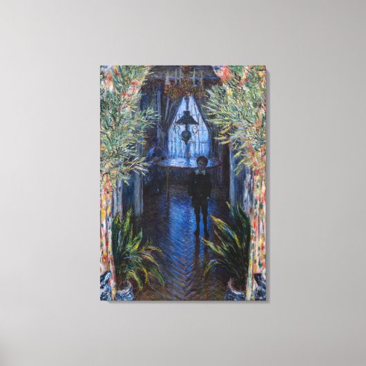 Claude Monet - Hoek van het Apartement Canvas Afdruk (Voorkant)