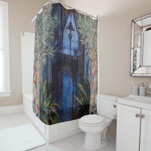 Claude Monet - Hoek van het Apartement Douchegordijn (In situ)