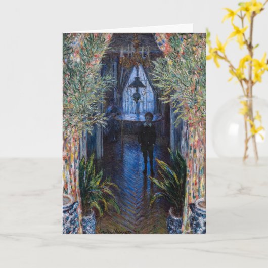 Claude Monet - Hoek van het Apartement Kaart (Gele Bloem)