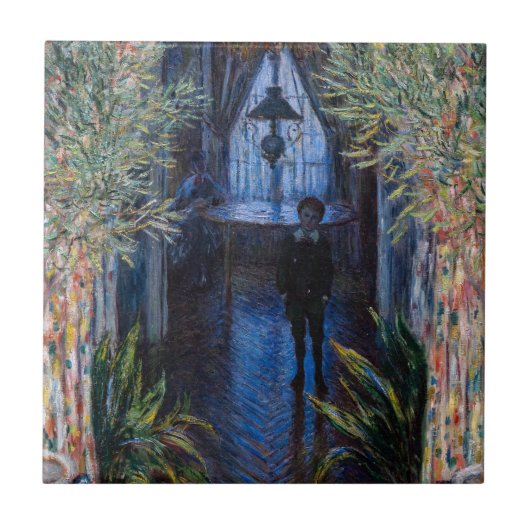 Claude Monet - Hoek van het Apartement Tegeltje (Voorkant)