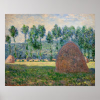 Claude Monet - Hooibergen bij Giverny