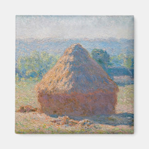 Claude Monet - Hooibergen, einde van de zomer Magneet