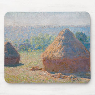 Claude Monet - Hooibergen, einde van de zomer Muismat