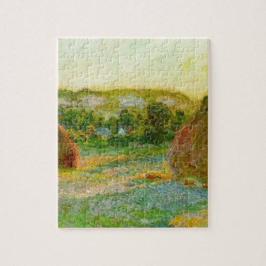 Claude Monet // hooibergen Legpuzzel (Verticaal)